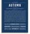 Autumn | Name Art Print – Name Stories
