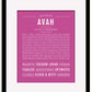 Frame Options | Dark Pink | Black Frame, Matted