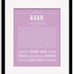 Frame Options | Lilac | Black Frame, Matted