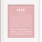 Frame Options | Dusty Rose | White Frame, Matted