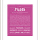Frame Options | Dark Pink | Black Frame, Matted