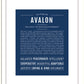 Frame Options | Midnight Blue | Black Frame, Matted