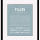 Frame Options | Powder Blue | Maple Frame, Matted