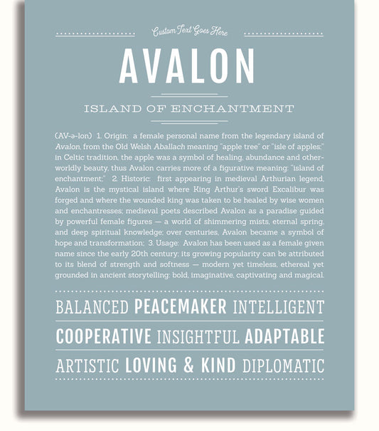 Frame Options | Powder Blue | White Frame, Matted