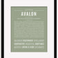 Frame Options | Sage | Maple Frame, Matted