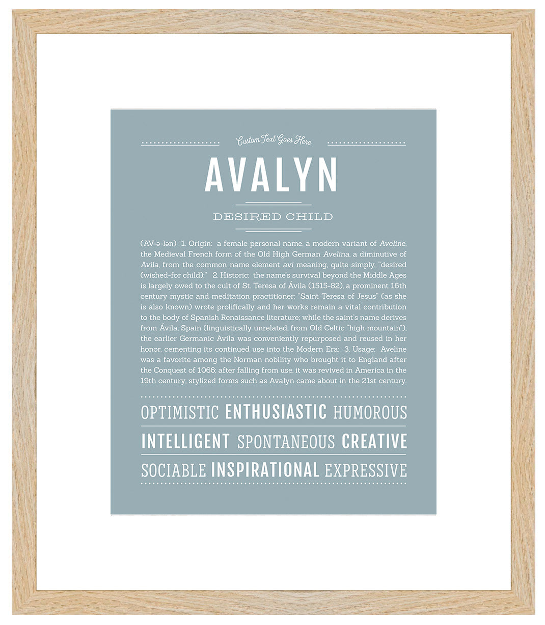 Avalyn | Name Art Print