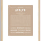 Avalyn | Name Art Print