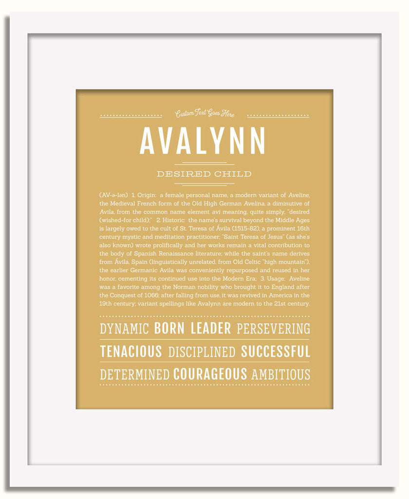 Avalynn | Name Art Print