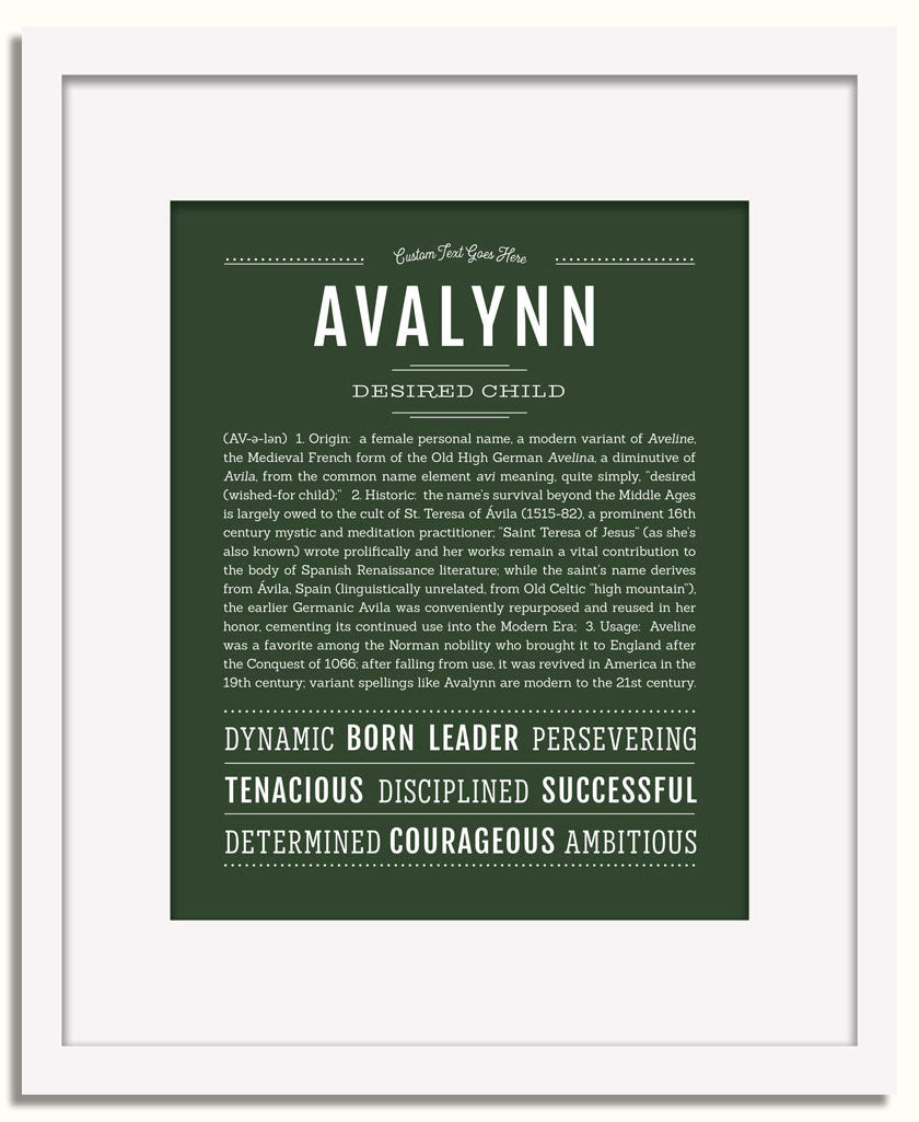 Avalynn | Name Art Print