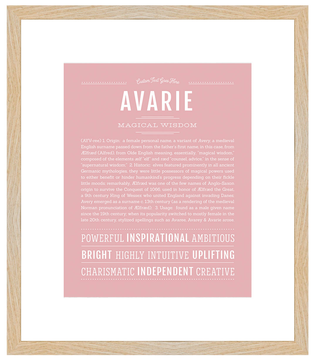 Avarie | Name Art Print