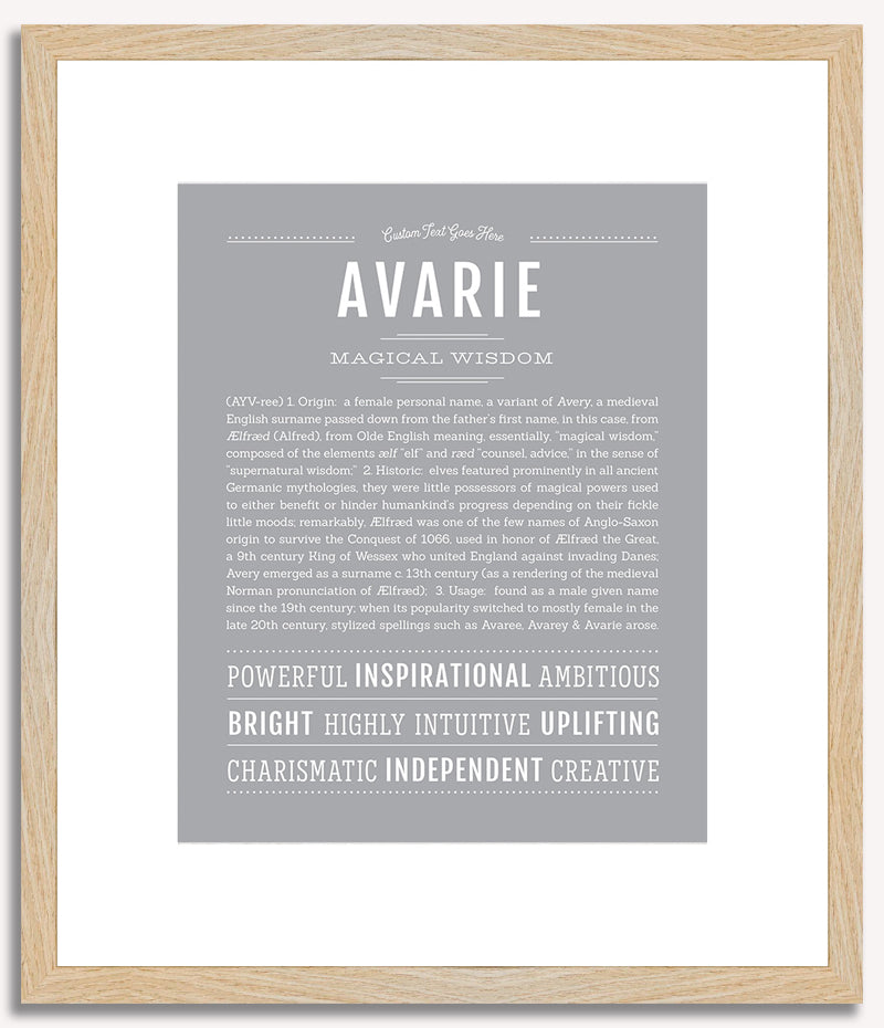 Avarie | Name Art Print