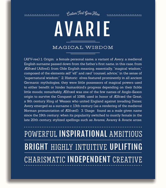 Frame Options | Midnight Blue | No Frame