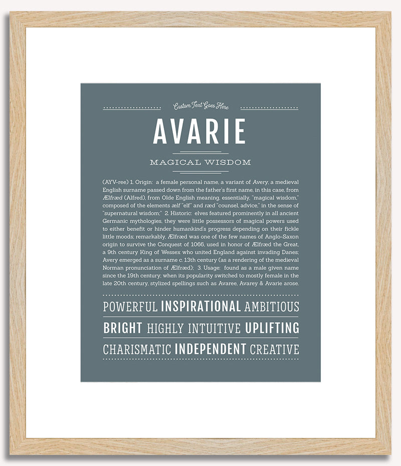 Avarie | Name Art Print