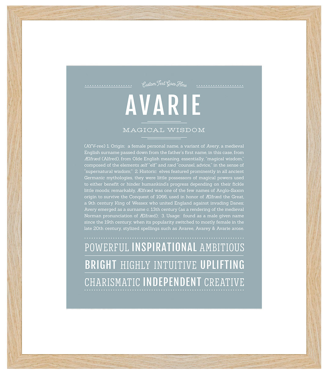 Avarie | Name Art Print