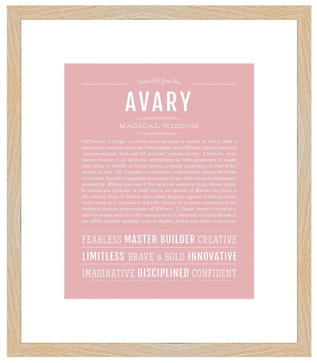 Avary | Name Art Print