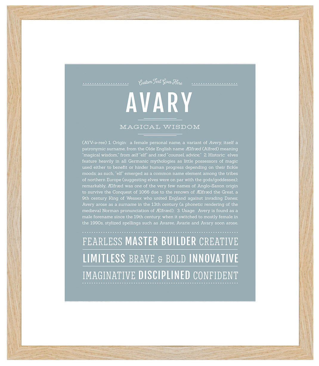 Avary | Name Art Print