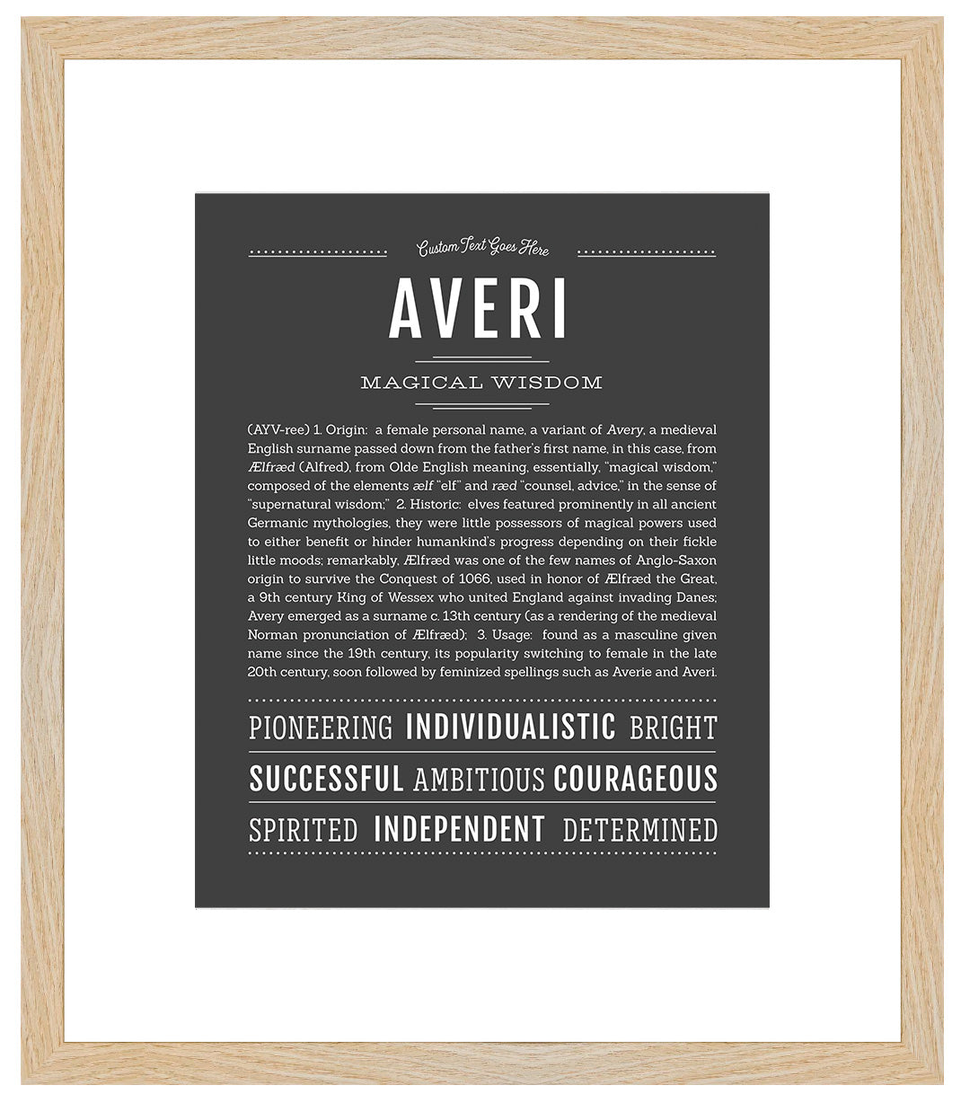 Averi | Name Art Print