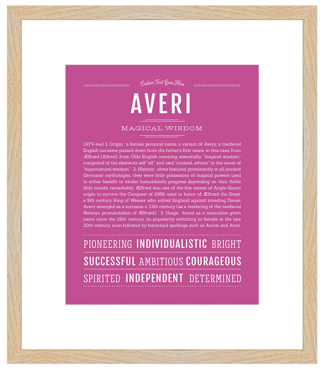 Averi | Name Art Print