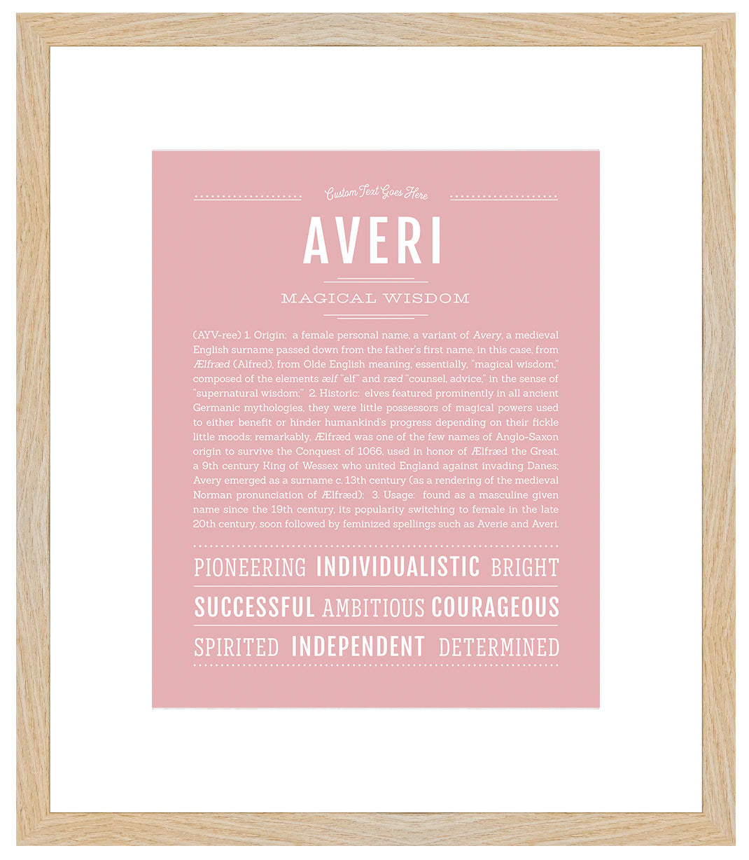 Averi | Name Art Print