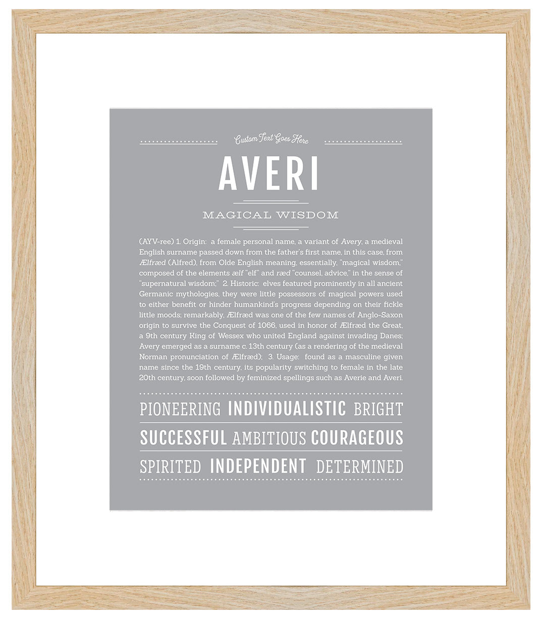 Averi | Name Art Print