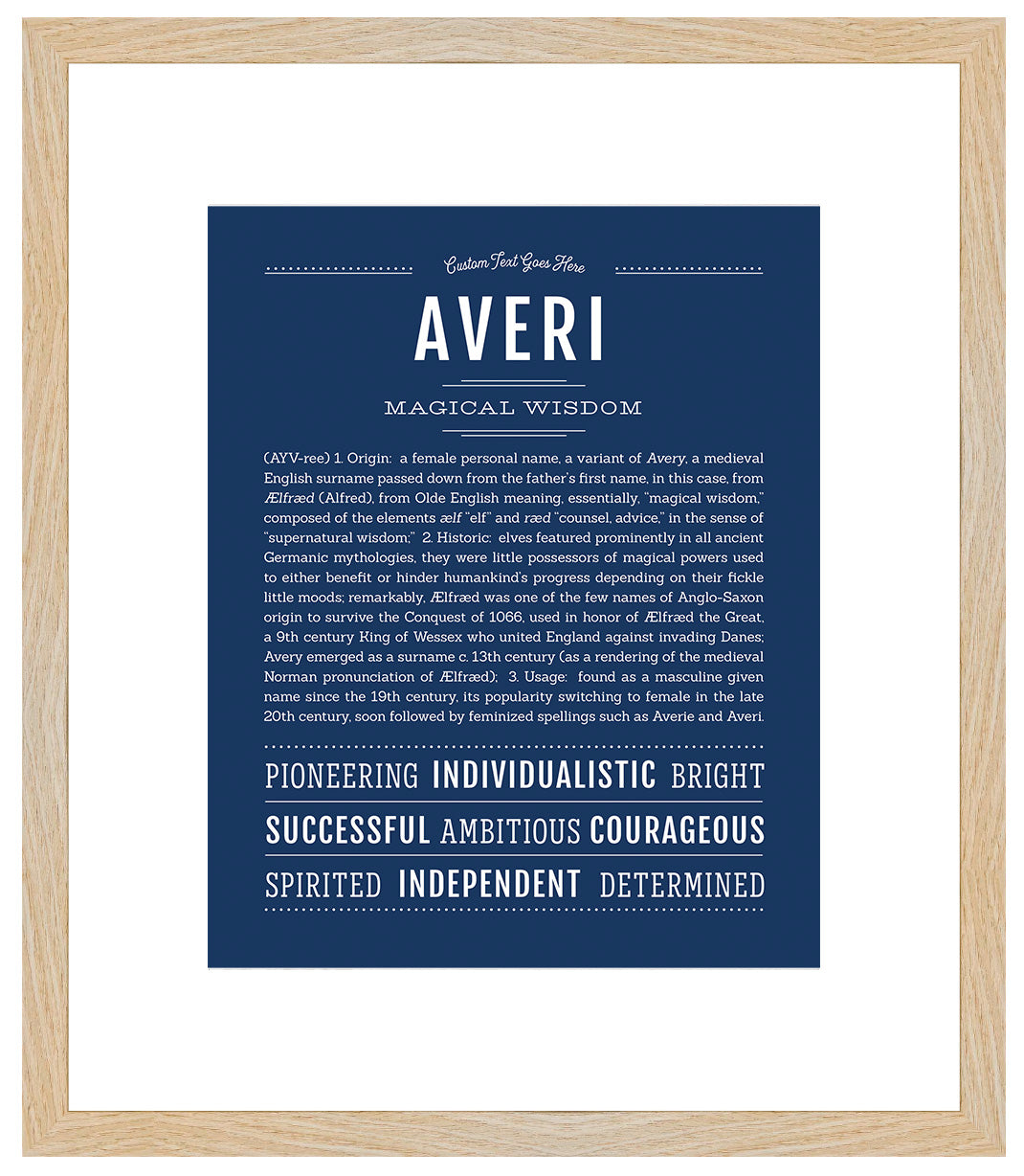 Averi | Name Art Print