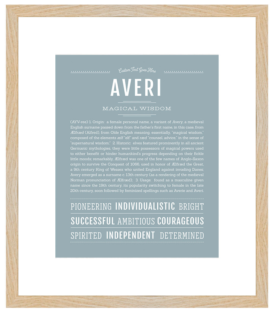 Averi | Name Art Print