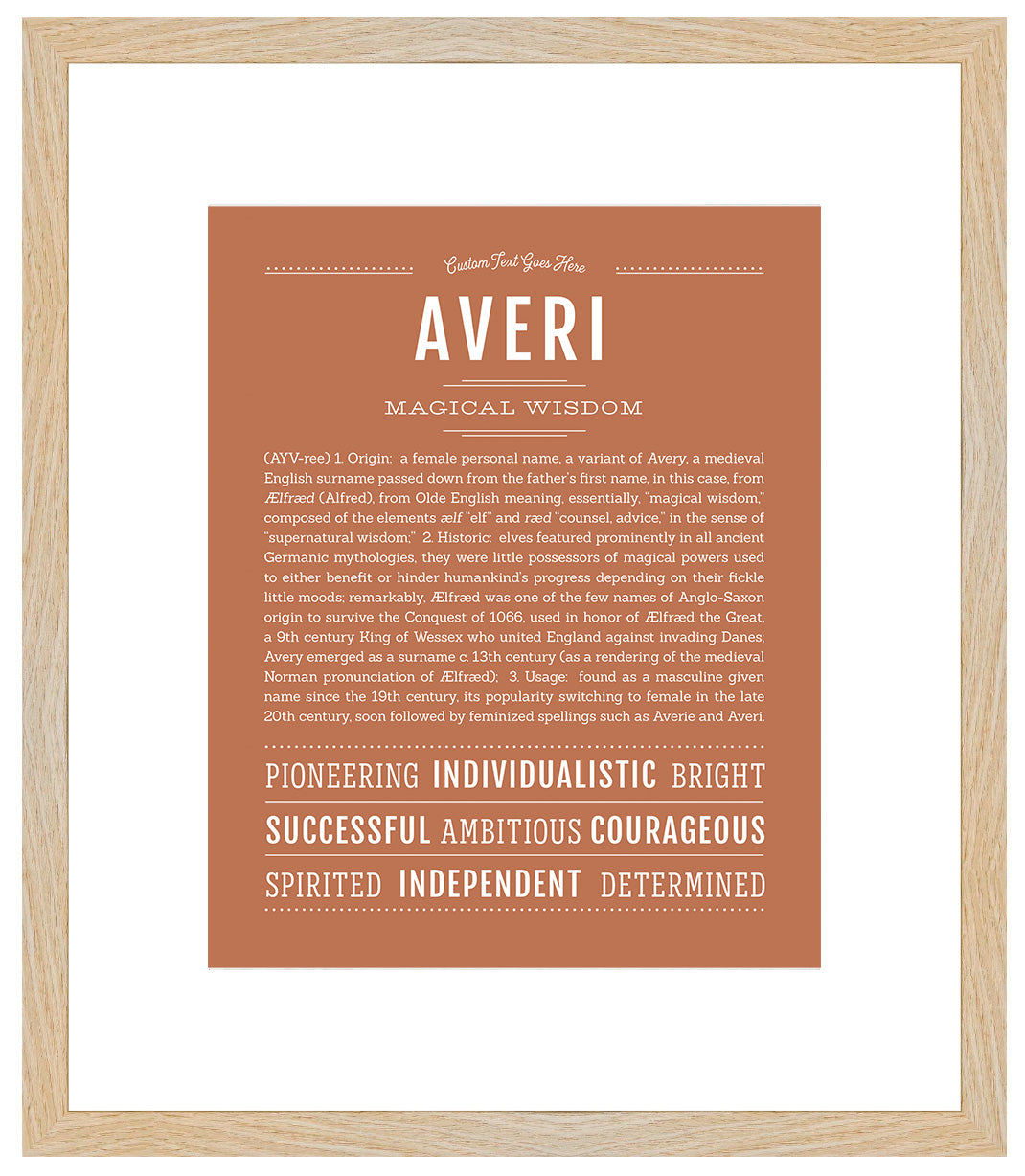 Averi | Name Art Print