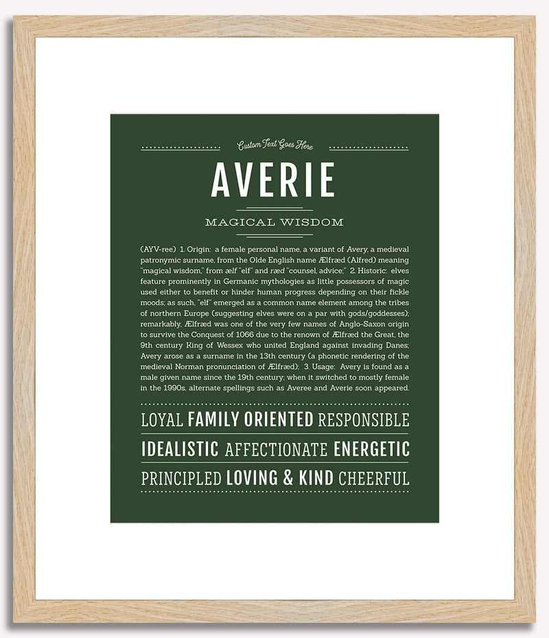 Averie | Name Art Print