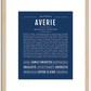 Averie | Name Art Print