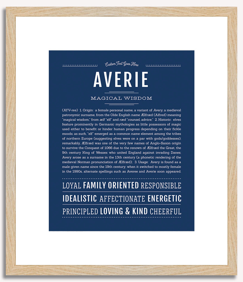 Averie | Name Art Print