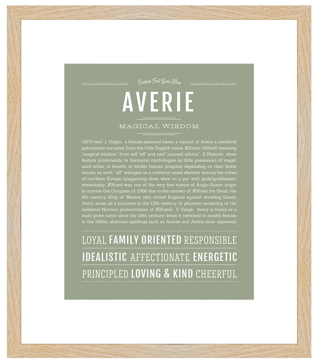 Averie | Name Art Print