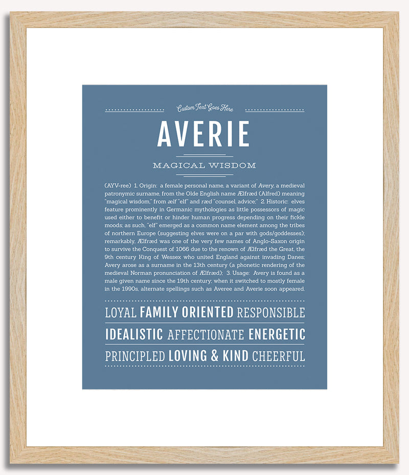 Averie | Name Art Print