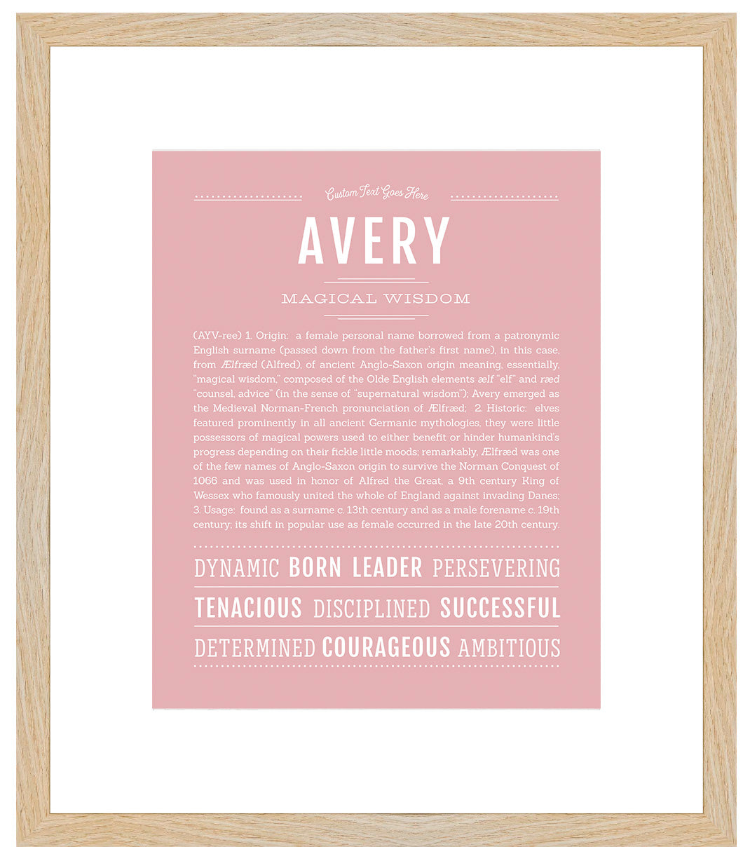 Avery (female) | Name Art Print