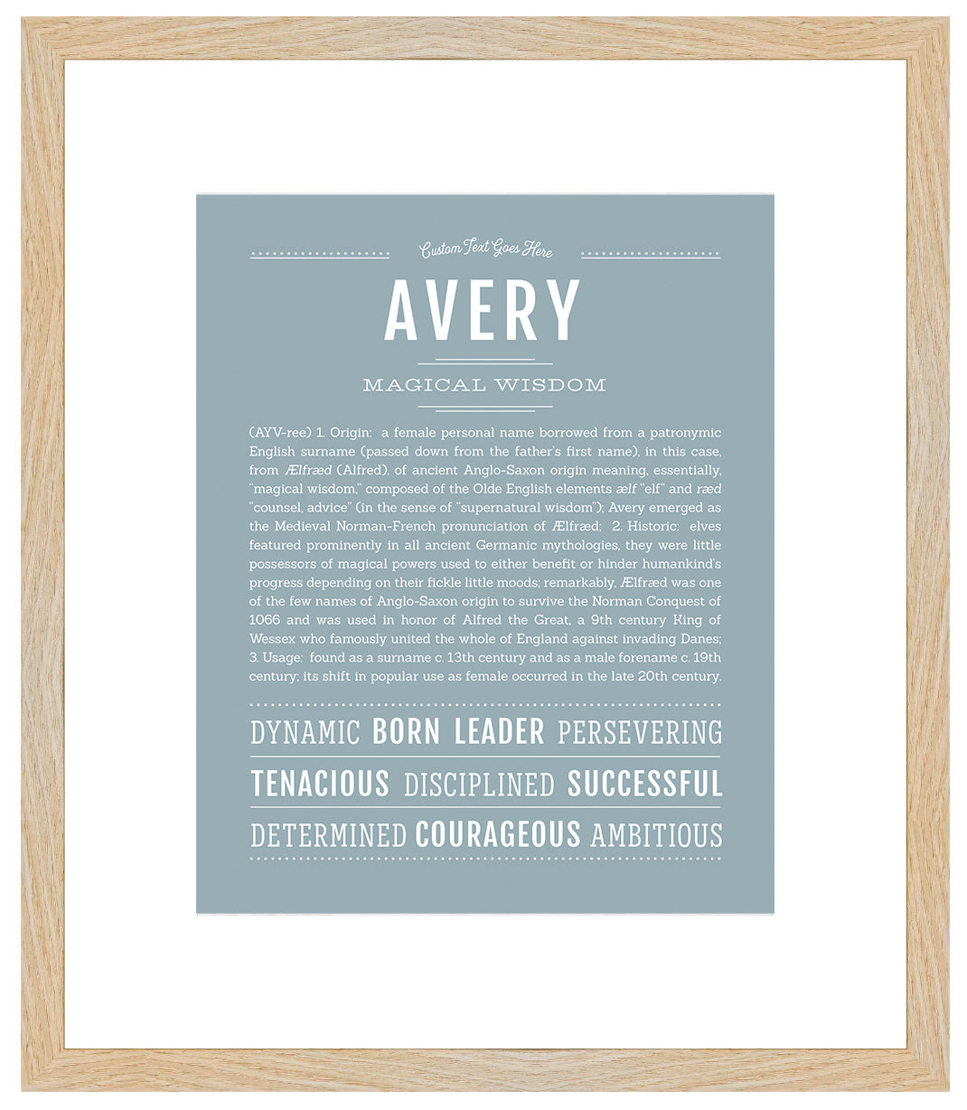 Avery (female) | Name Art Print