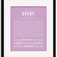 Frame Options | Lilac | Black Frame, Matted