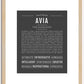 Avia | Name Art Print