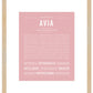 Avia | Name Art Print