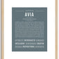 Avia | Name Art Print