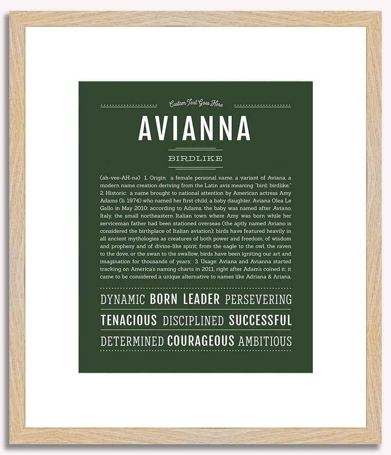 Avianna | Name Art Print