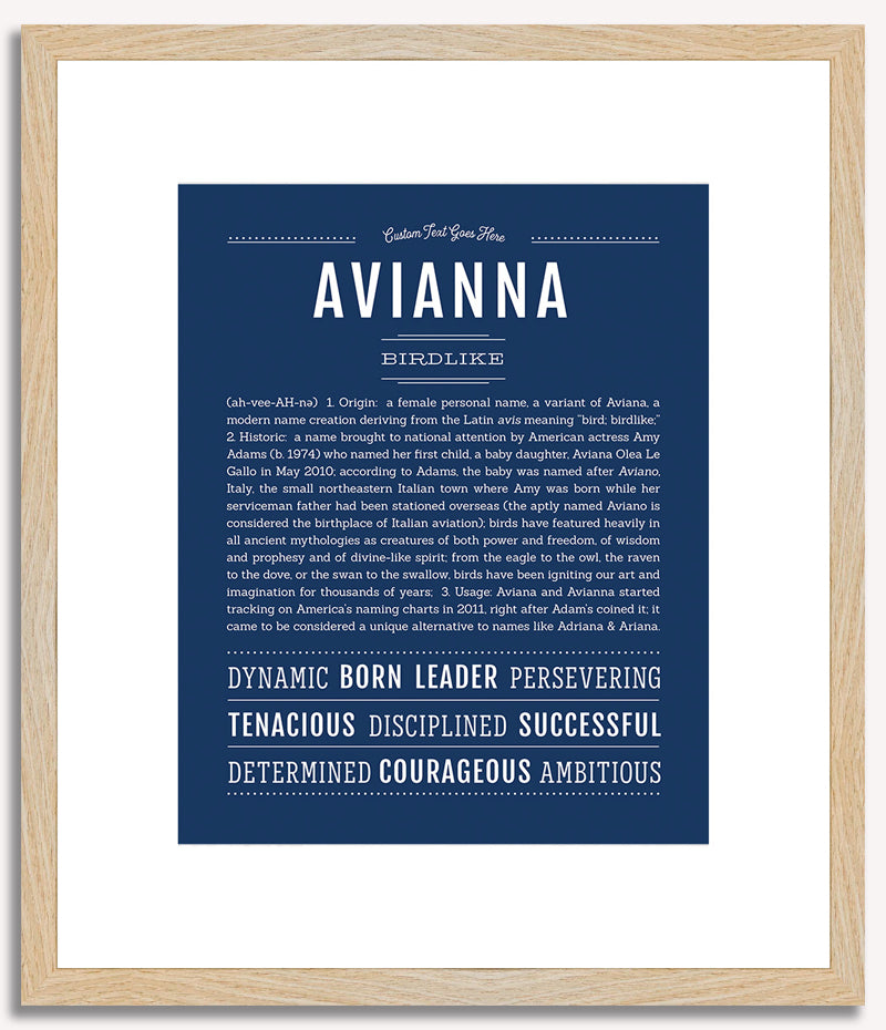 Avianna | Name Art Print