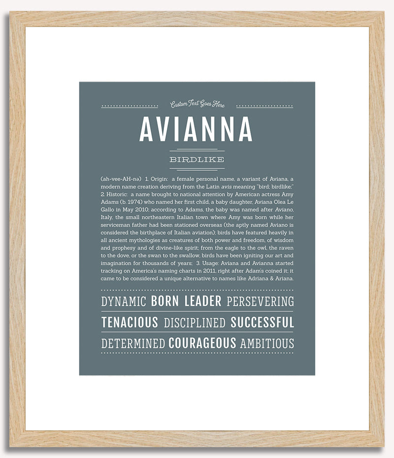 Avianna | Name Art Print