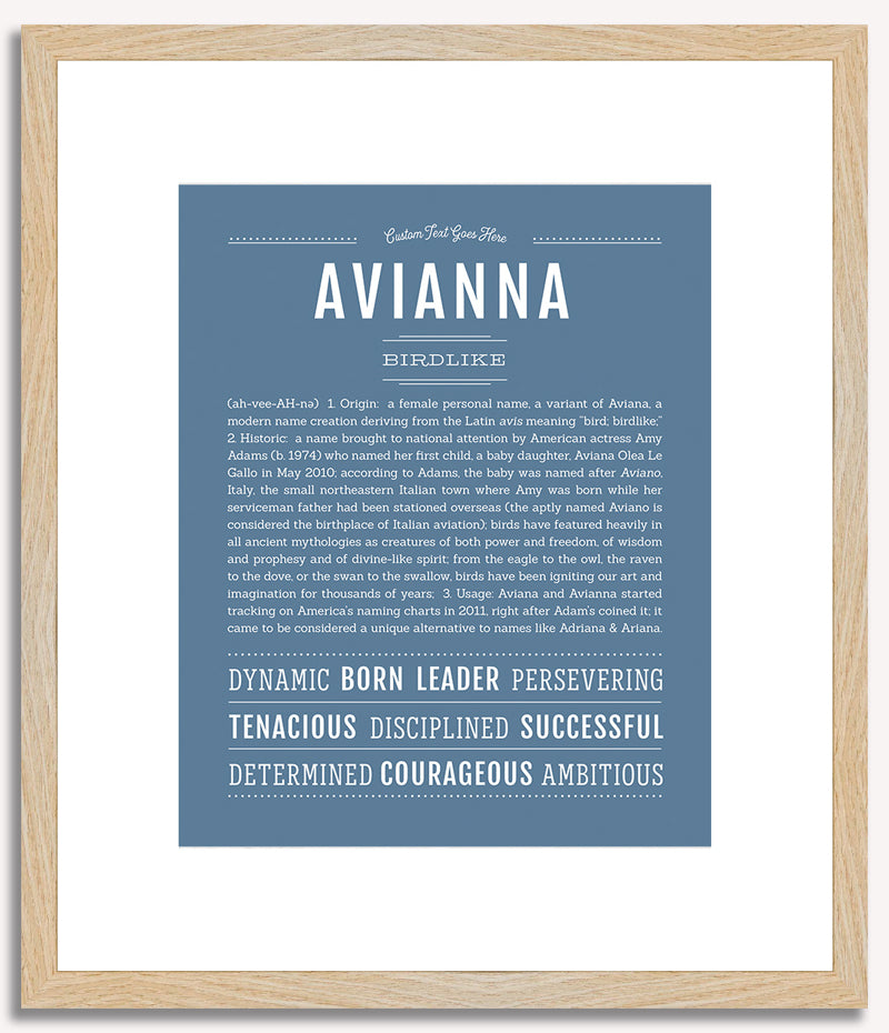 Avianna | Name Art Print