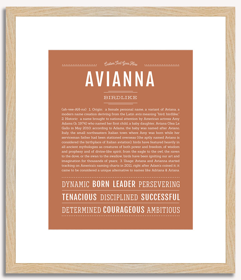 Avianna | Name Art Print