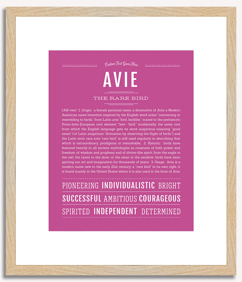 Avie | Name Art Print