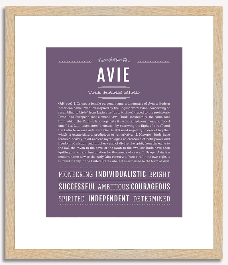 Avie | Name Art Print