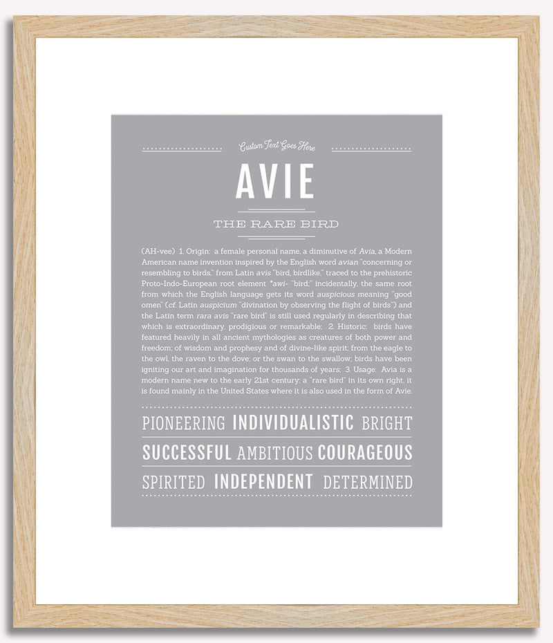 Avie | Name Art Print