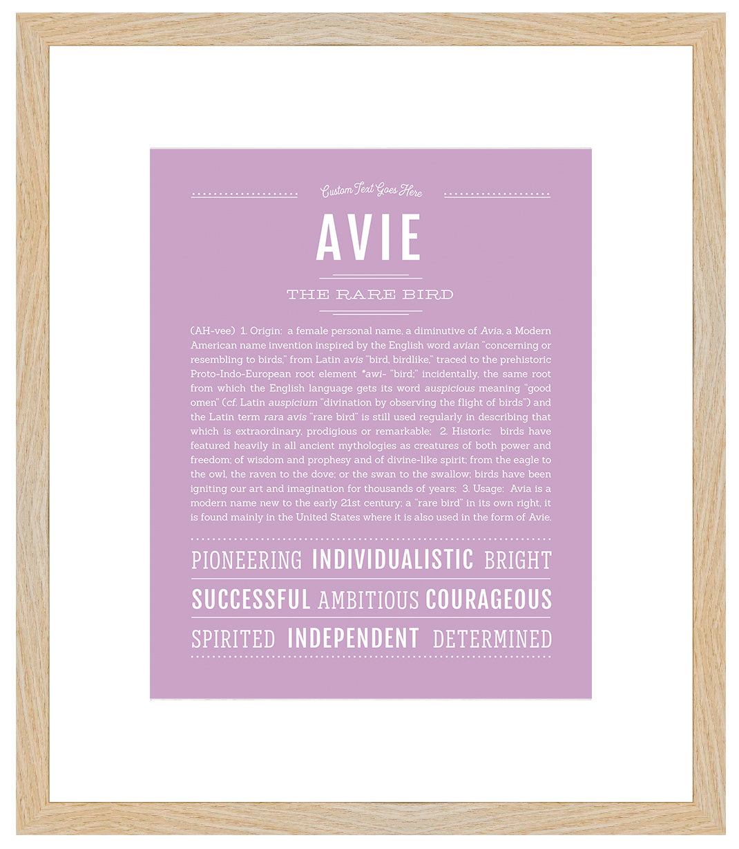 Avie | Name Art Print