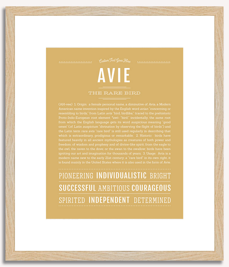 Avie | Name Art Print