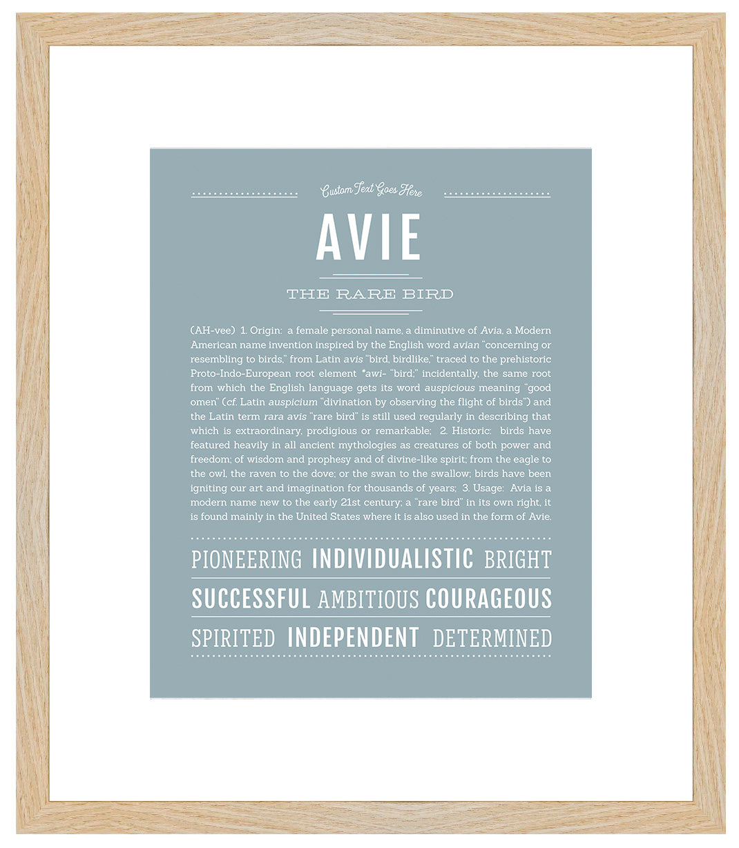 Avie | Name Art Print