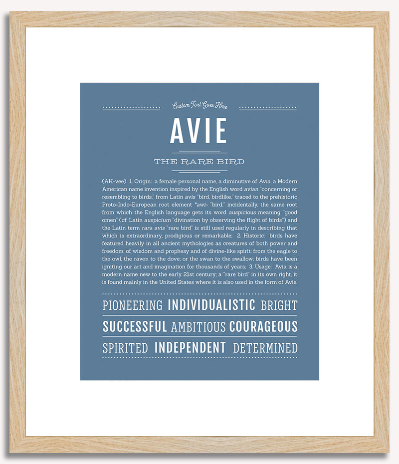 Avie | Name Art Print